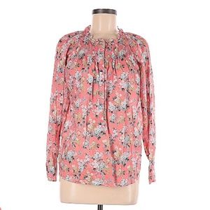 J Crew Ruffle Neck Shirt, Liberty of London Print